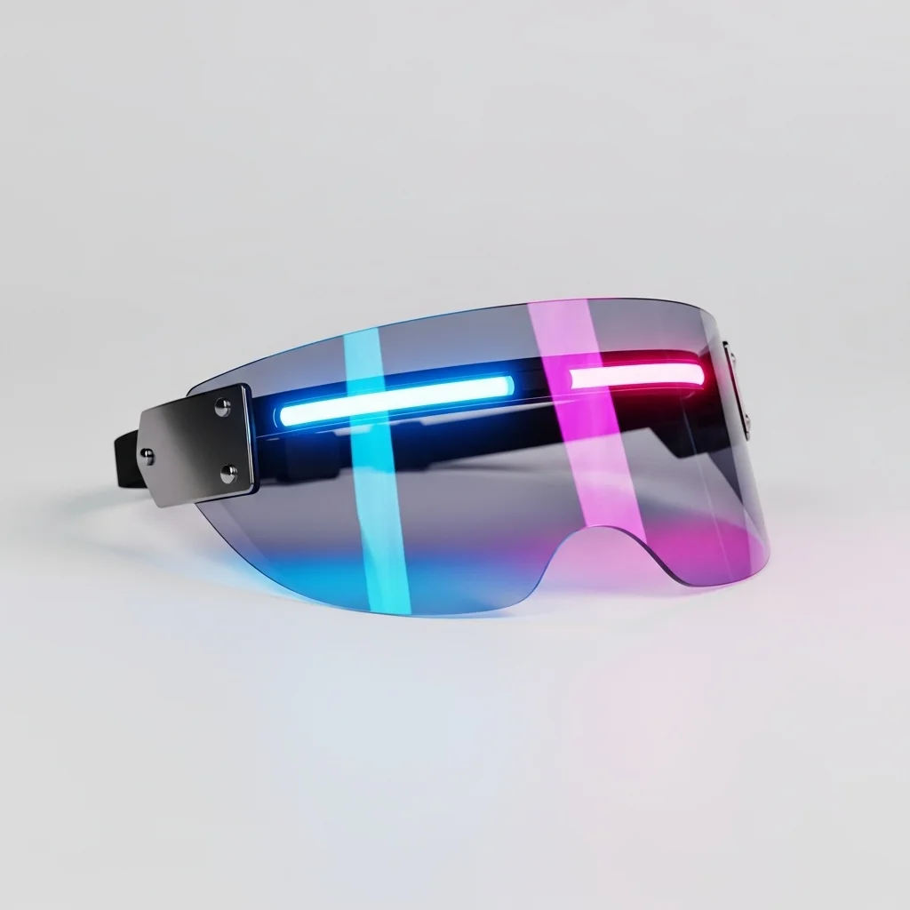 Neon Mirage Visor